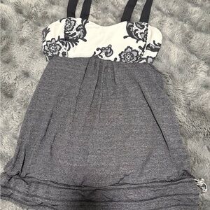 lululemon athletica Black and White Tank Top